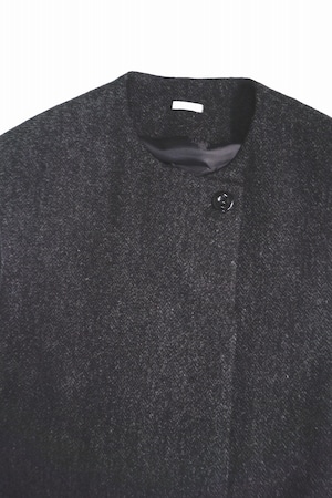 British Herringbone Sleeveless Coat