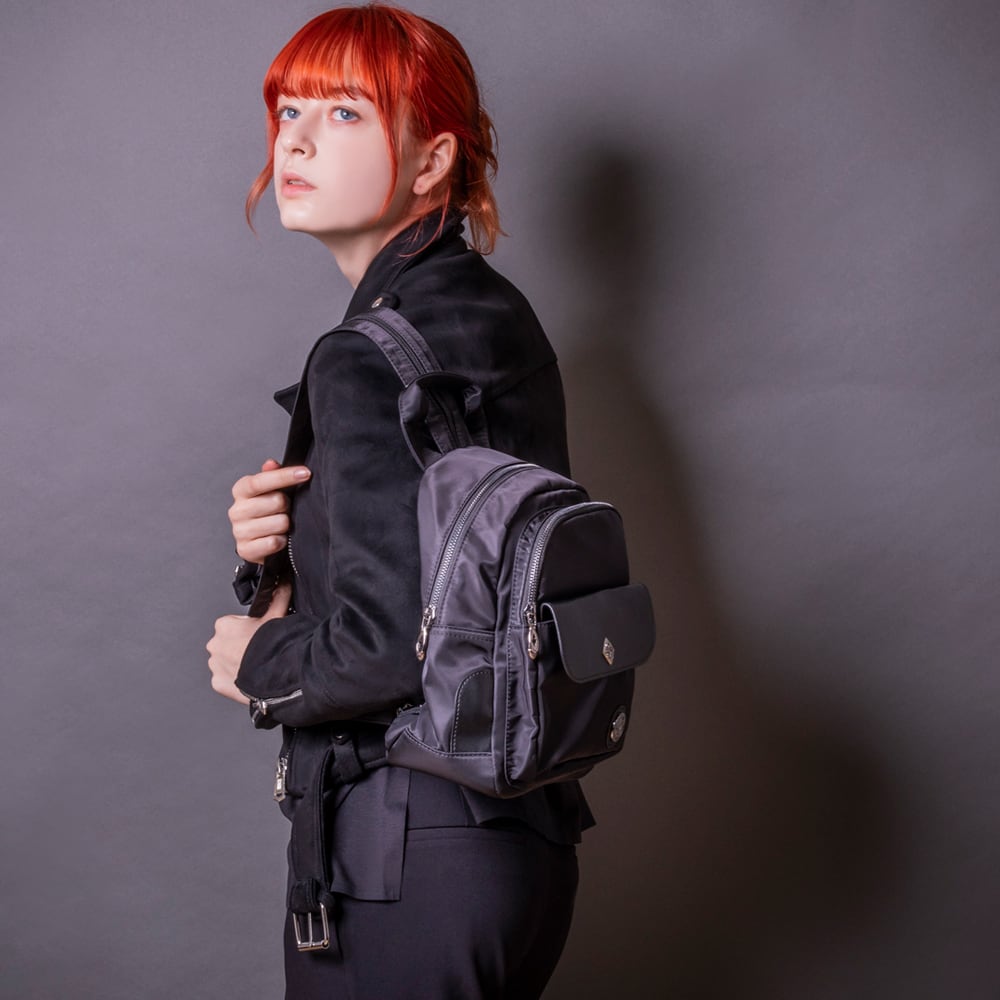 防水生地ミニリュック ACBG0041 Waterproof fabric mini backpack