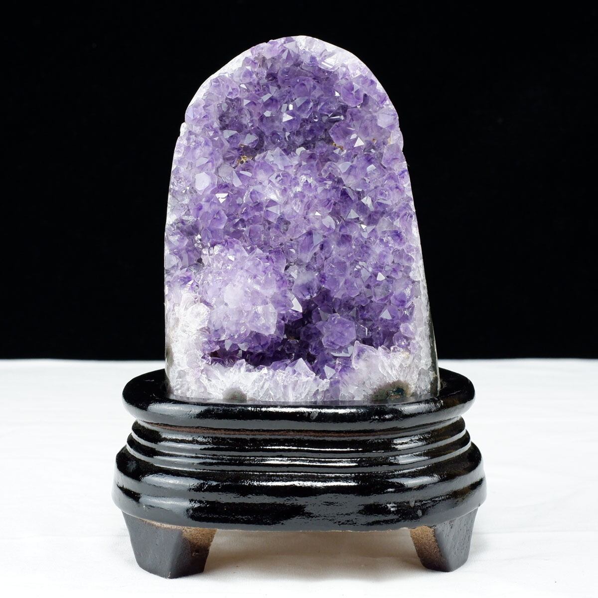 アメジスト 原石 ウルグアイ産 アメジスト クラスター amethyst 台座付属 一点物 182-8804