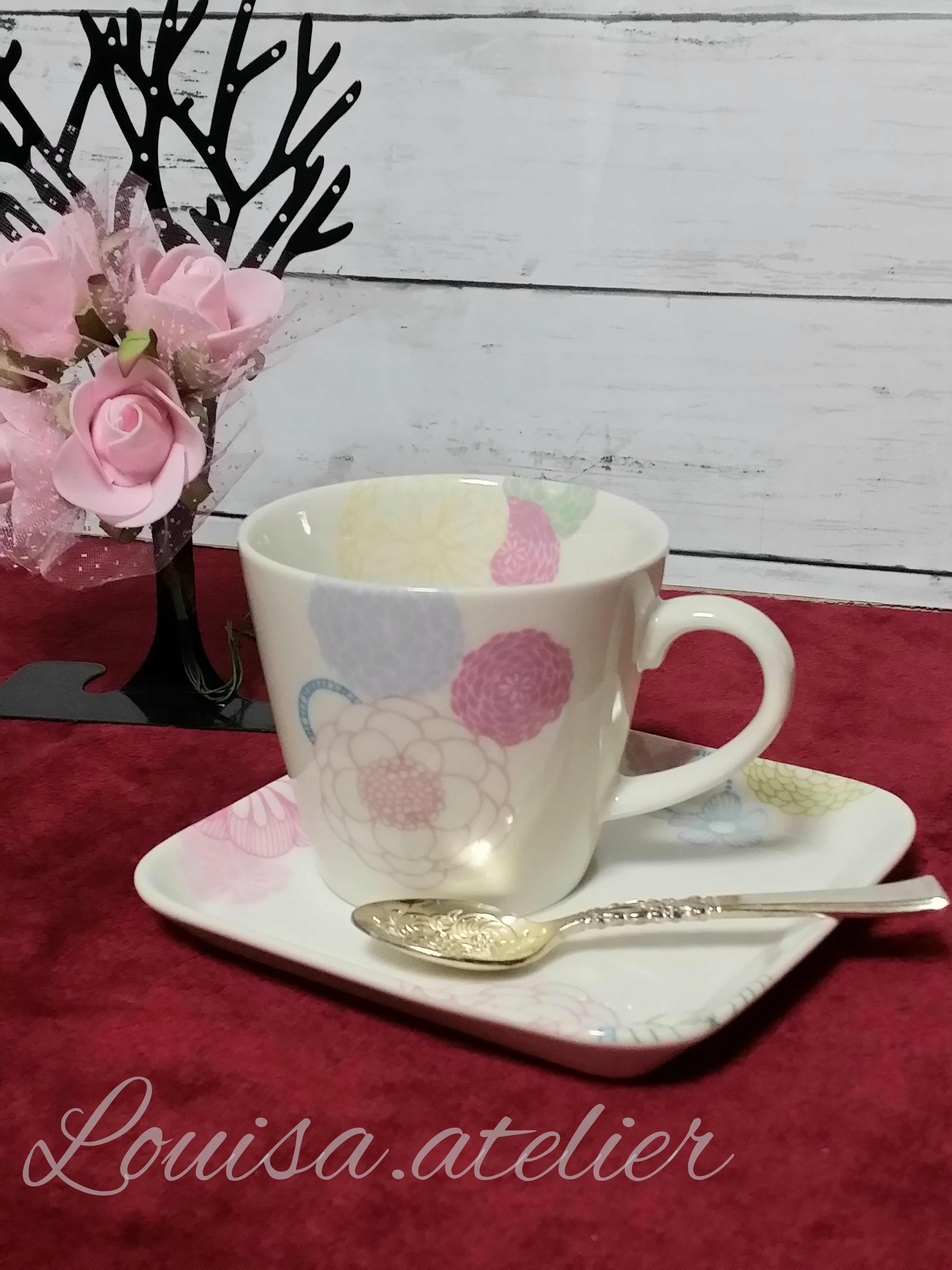 クリスマス/カップ&ソーサー・プレートセット 箱付き・英国製スポード