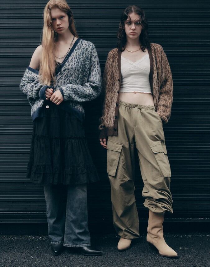 ☆aespa カリナ & ウィンター 着用!!【Asif Calie】 LEOPARD KNIT ☆aespa カリナ & ウィンター 着用!!【Asif Calie】 LEOPARD KNIT