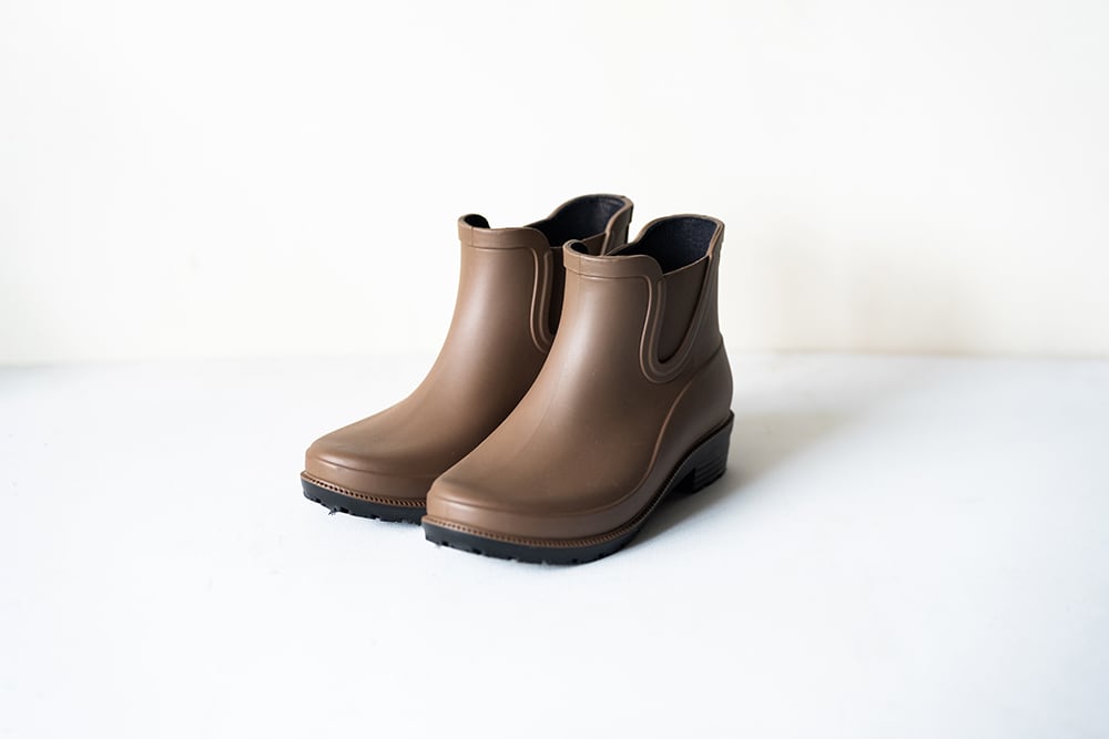 レインシューズ 】 ブラウン hanamikoji | hanamikoji shoes - 花見