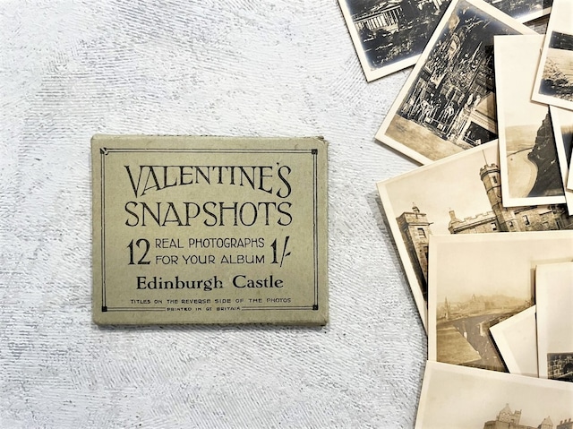 【GPL-056】EDINBURGH CASTLE vintage card /display goods