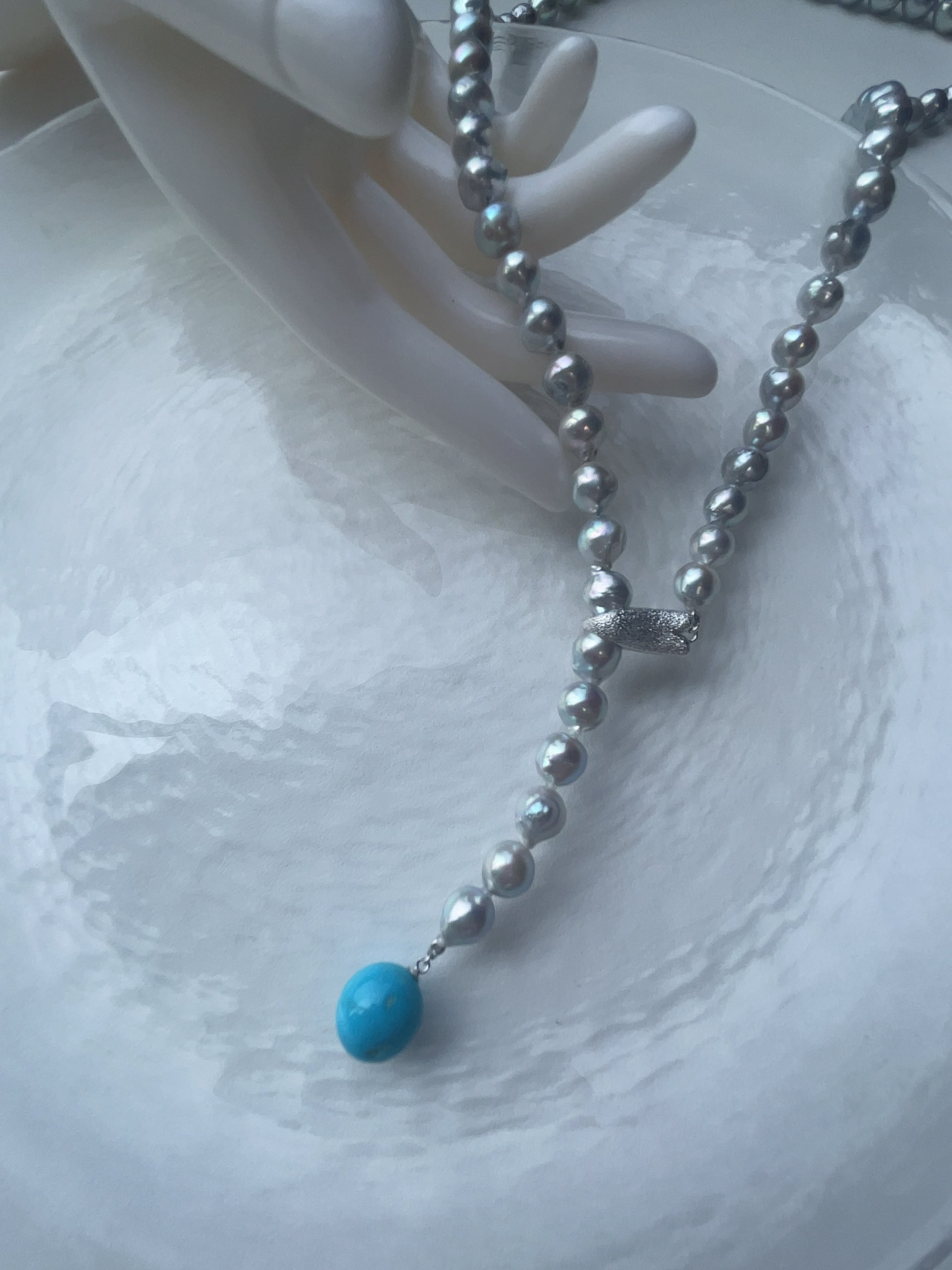 8-8.5mm グレーアコヤ真珠ネックレス｜フォーマルにも日常にも｜本真珠