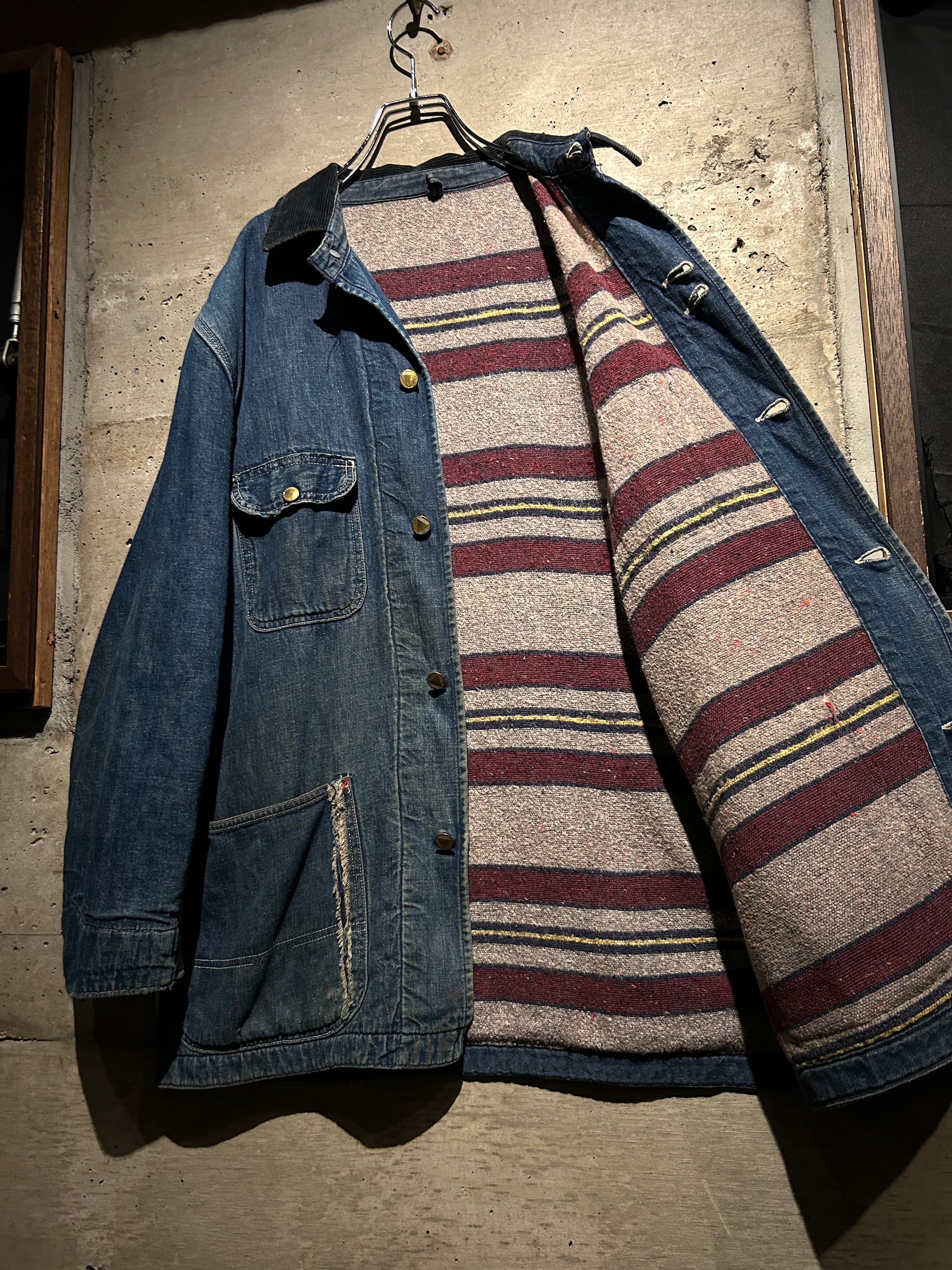 Caka】50's ~ 60's“HERCULES” Vintage Denim Coverall Jacket | Caka