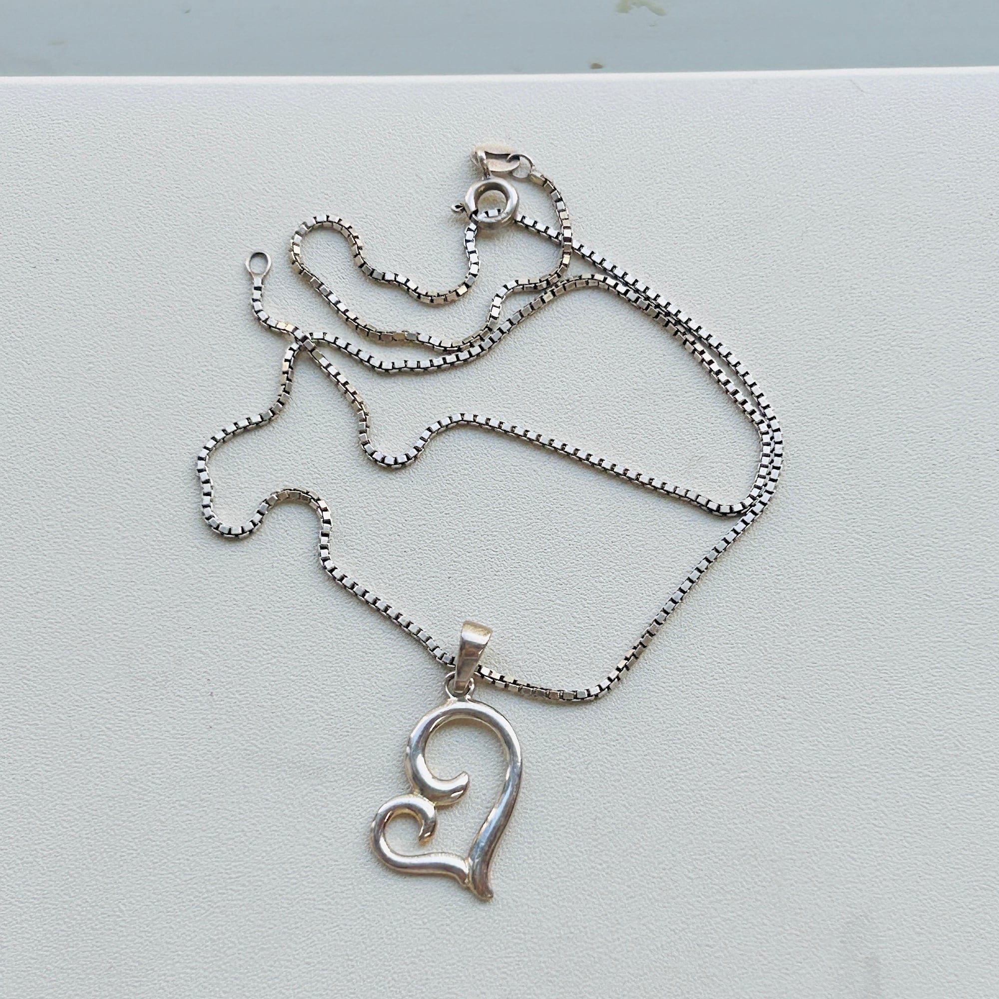 Italy シルバー925 ボックスチェーン（40.8cm） | Milo Antiques & Vintage