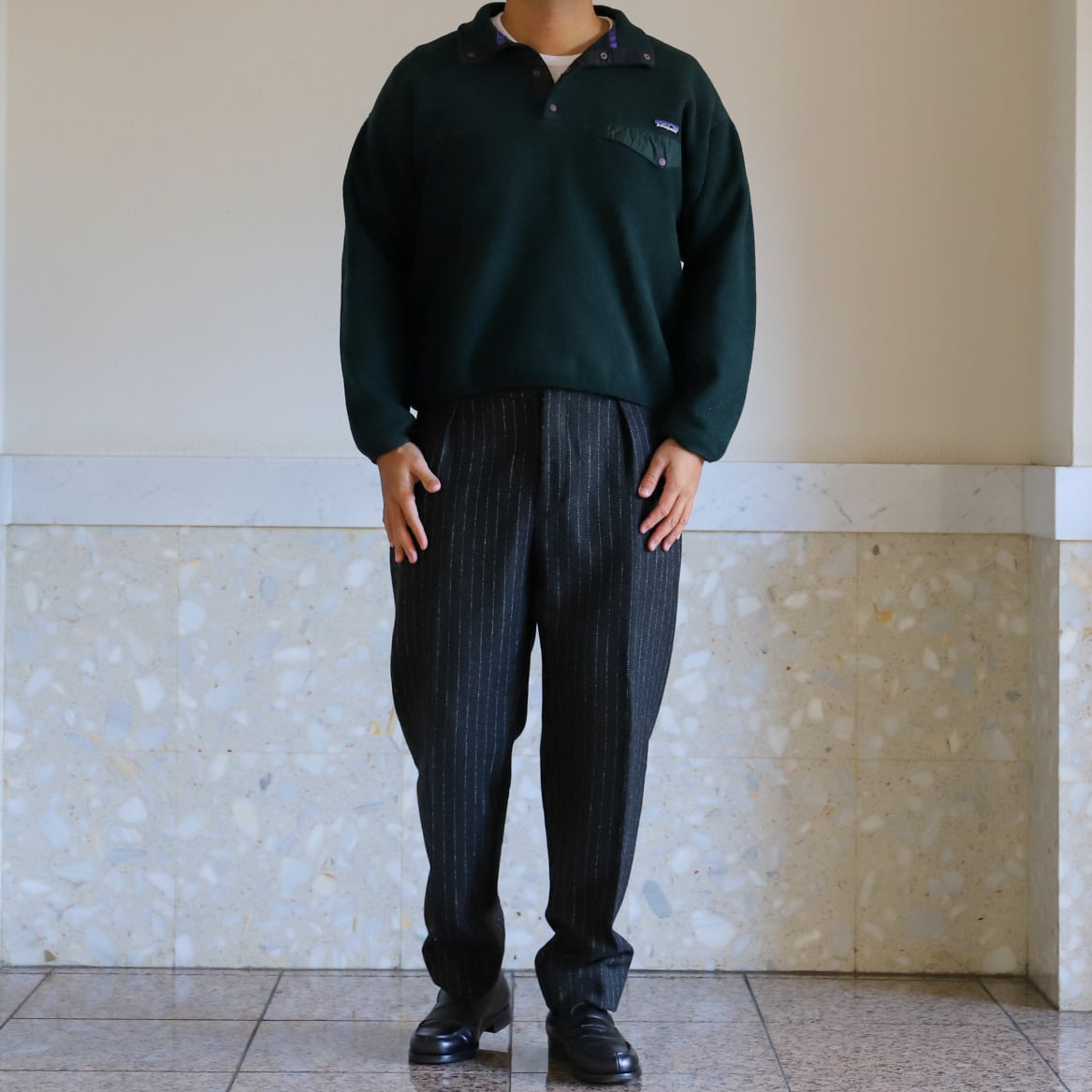 極美品】90s Patagonia fleece jacket SYNCHILLA SNAP-T made in USA