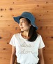 #1  ISE UDON Tシャツ  ホワイト×ベージュ（Women）