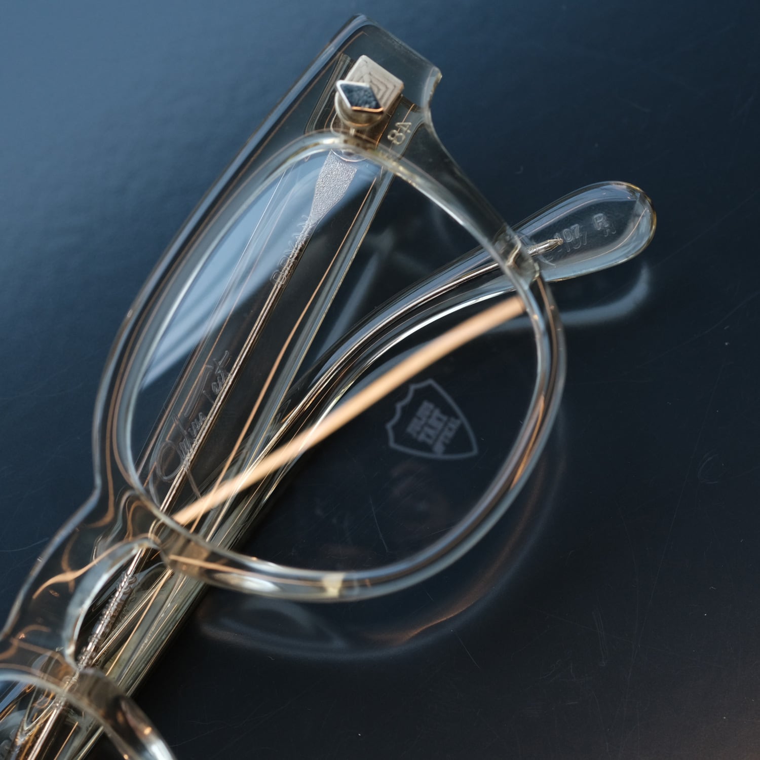 JULIUS TART OPTICAL】BRYAN 48- CHAMPAGNE (LARGE) | SEESAW SPECTACLES