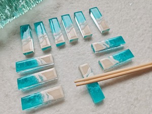 448.オーシャンレジンアート 箸置きorペーパーウェイト