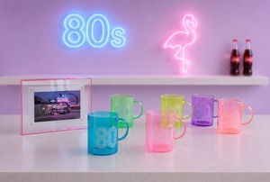 ナンバーミーTOKYO" RETRO NEON GLASS MUG"