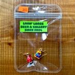 Livin' Large ロボコン&ロボガキ Upcycle pierced earrings