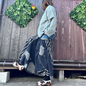 リメイク変形デニムスカート