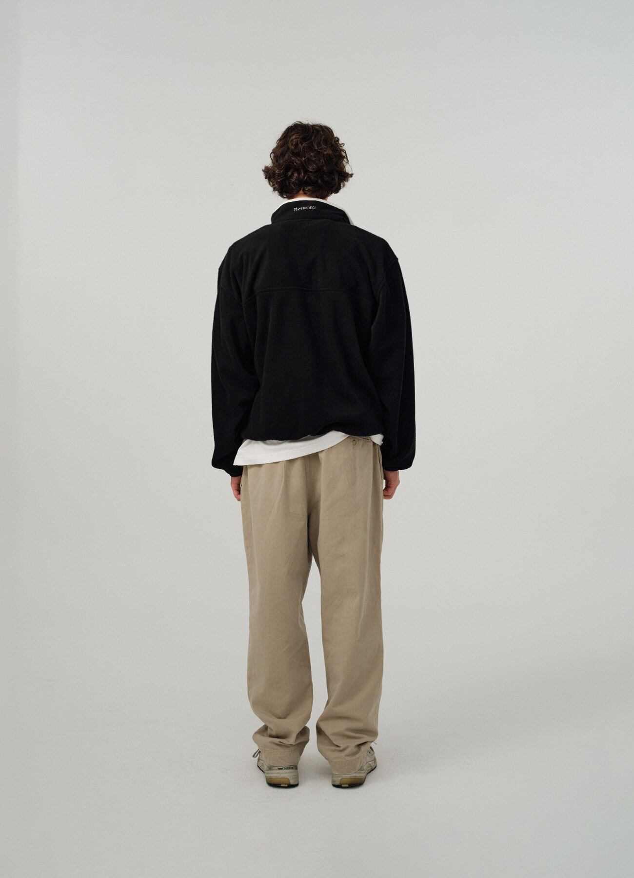 The Barnnet] Grey Lapland Fleece Half-Zip Pullover 正規品 韓国