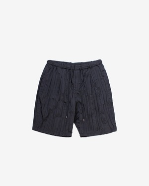 Wrinkles Pleats Shorts -black <LSD-BC1P3>