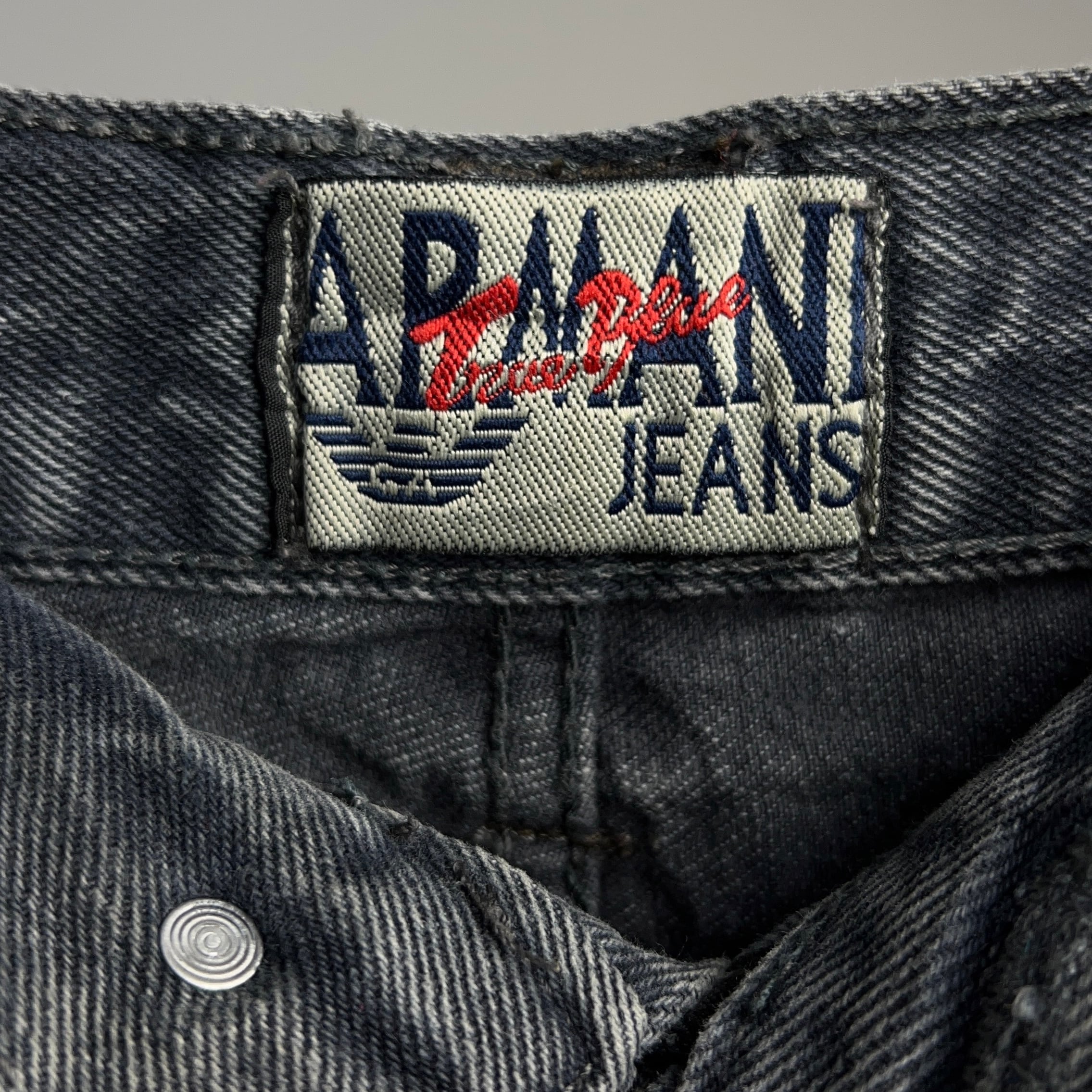 90s ARMANI JEANS アルマーニ ジーンズ ワイドデニム