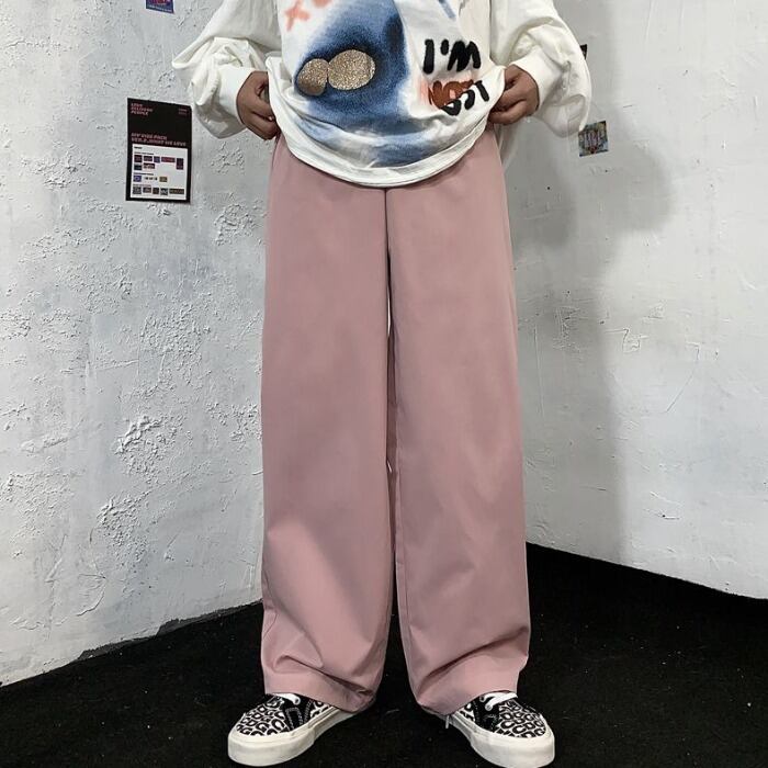 ルーズカジュアルパンツ レディースストレッチウェスト ストリート エラスティック 伸縮 ケッペル12471646579