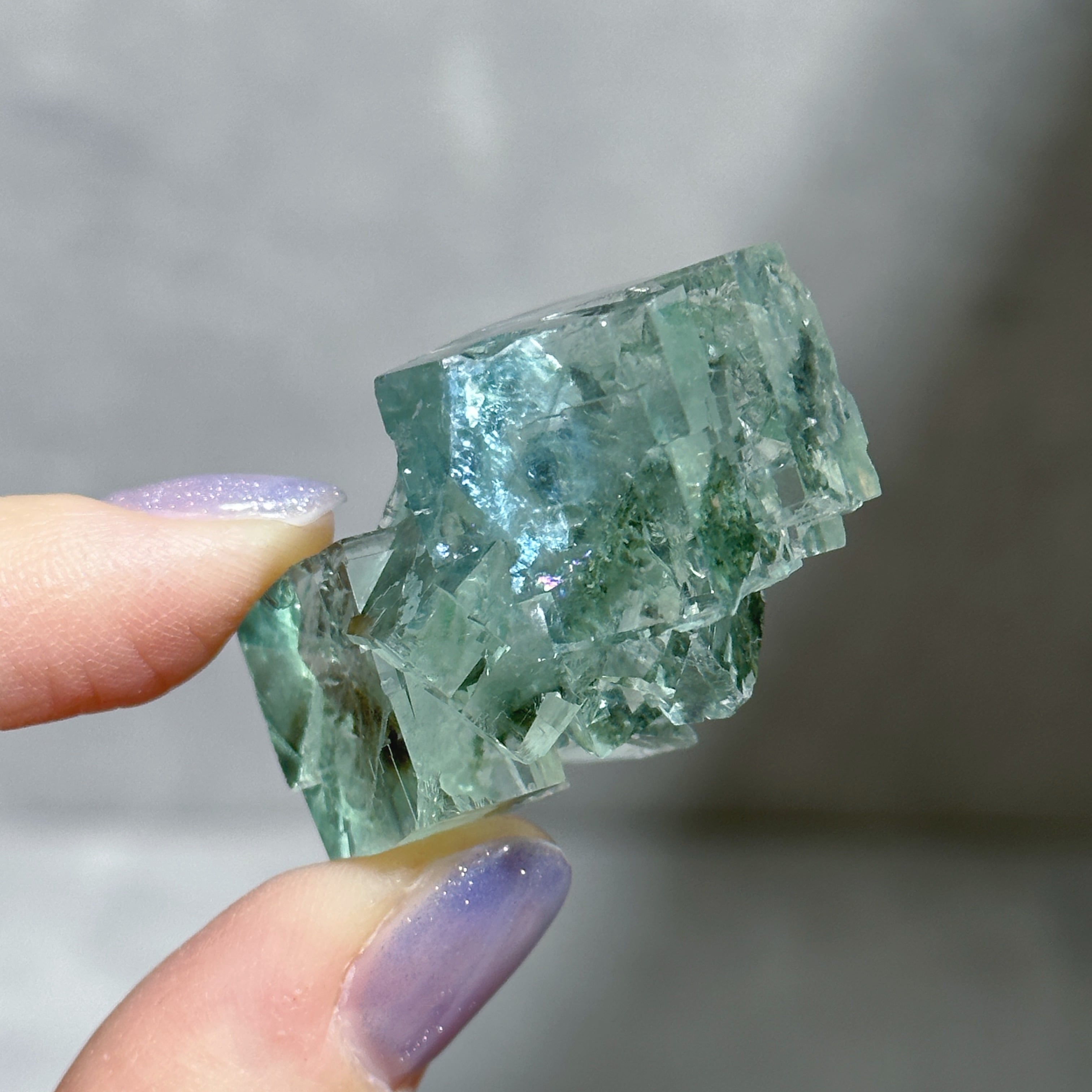 シャンファーリン産フローライト 原石01◇ Fluorite From Xianghualing