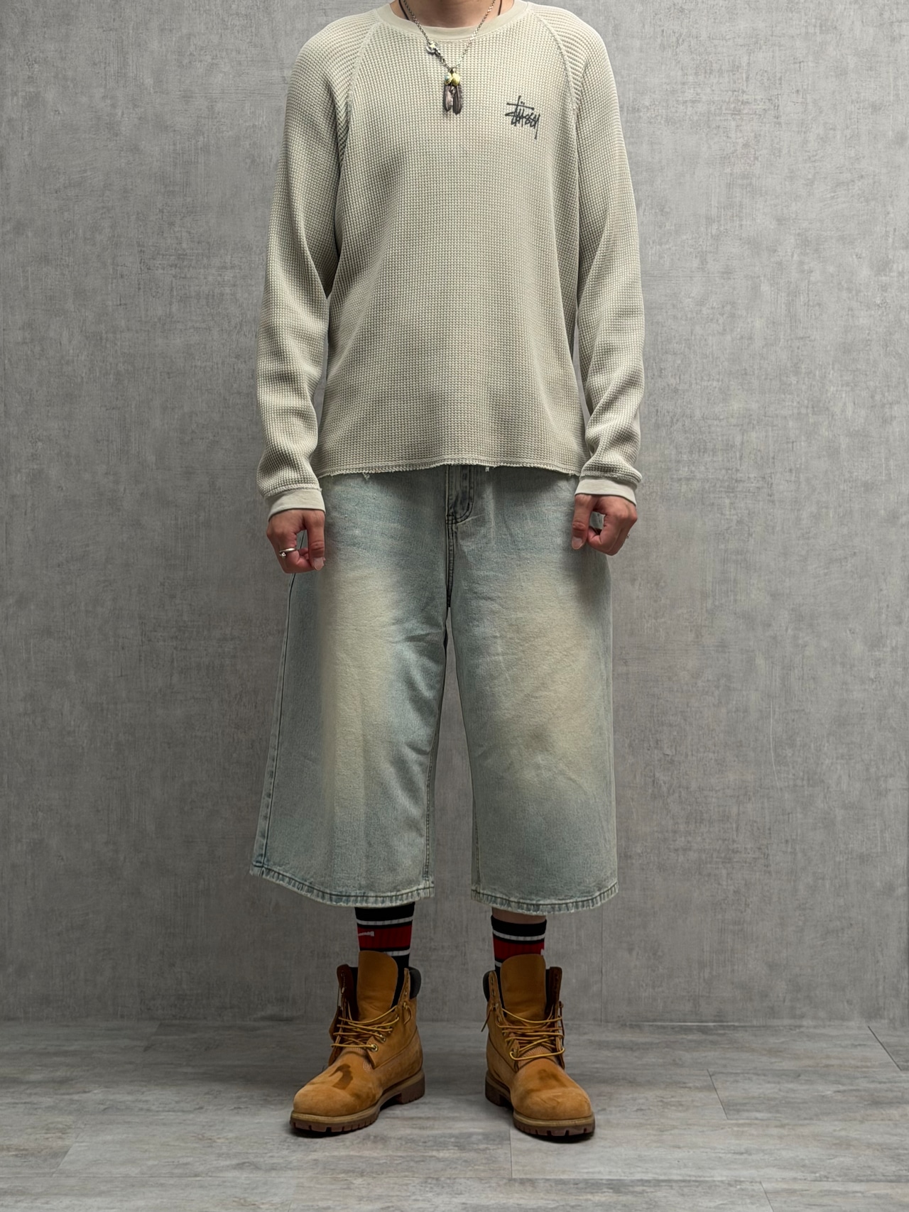 Cloud Fade Loose Jorts