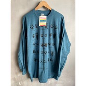 90s "DEAD STOCK" Impression Art L/S Tee MADE IN USA  Size L_2