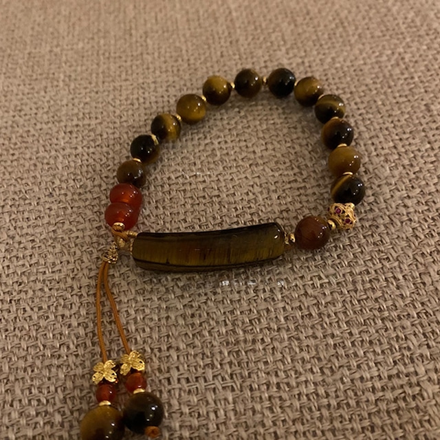 Somedayifレトロ編みビーズブレスレット 8s