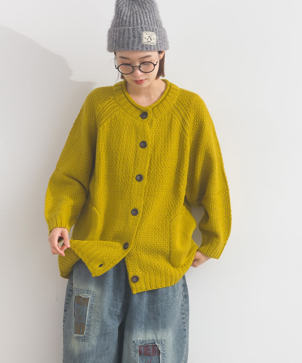 ラグラン ニット カーディガン S43018 | meme / iriey merituuli 公式