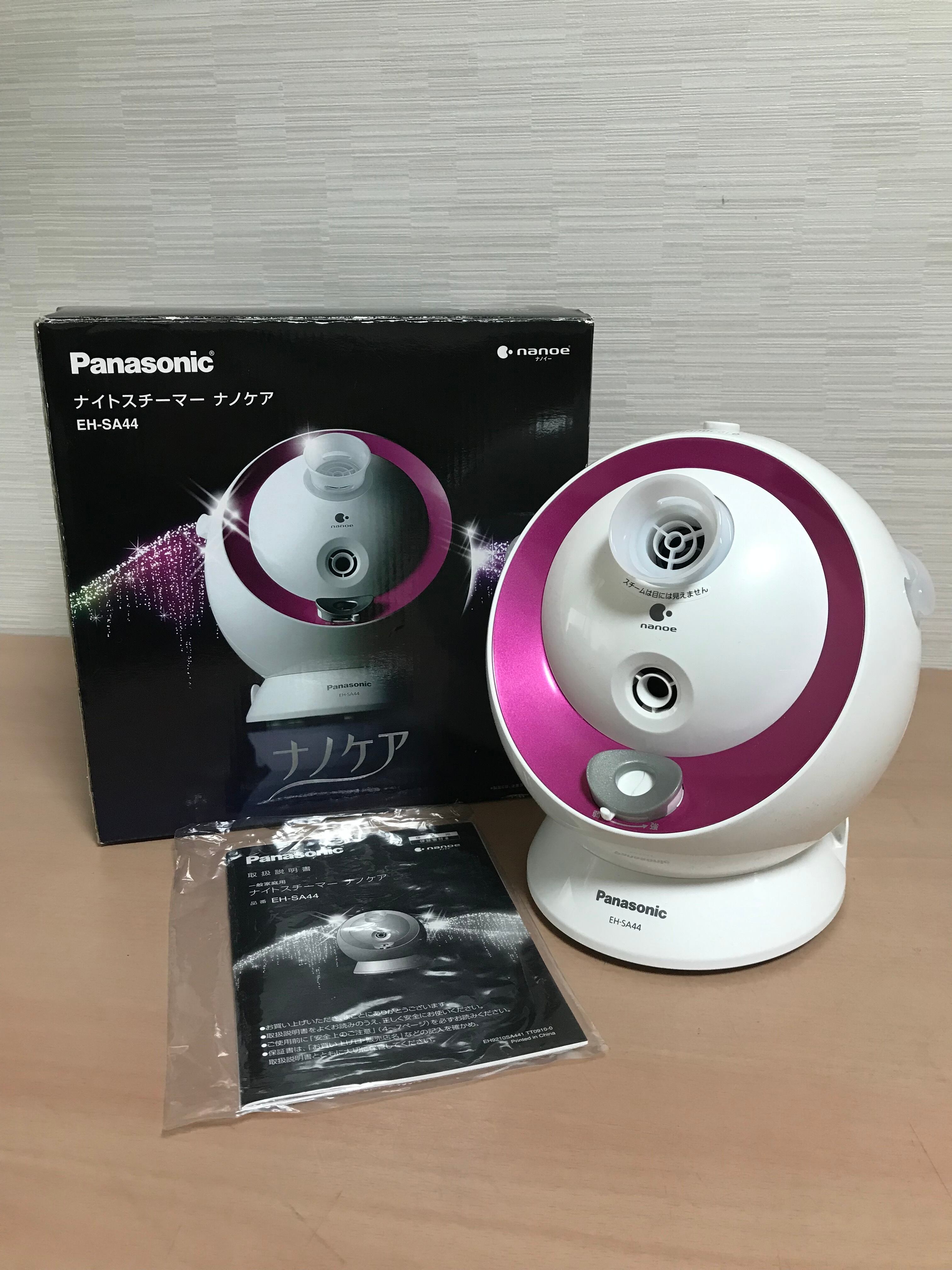 パナソニックPanasonicピンク可愛いナノイーナイトスチーマーEH-SA44 