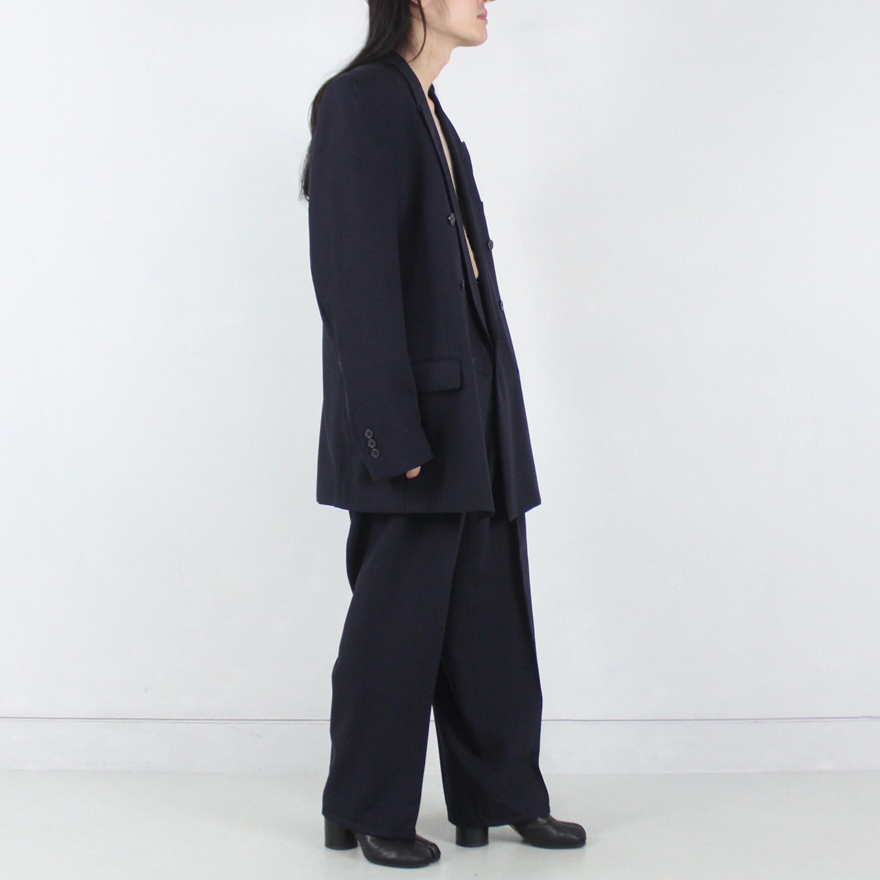 GIVENCHY 2ピース ダブルセットアップ とろみウール オーバー