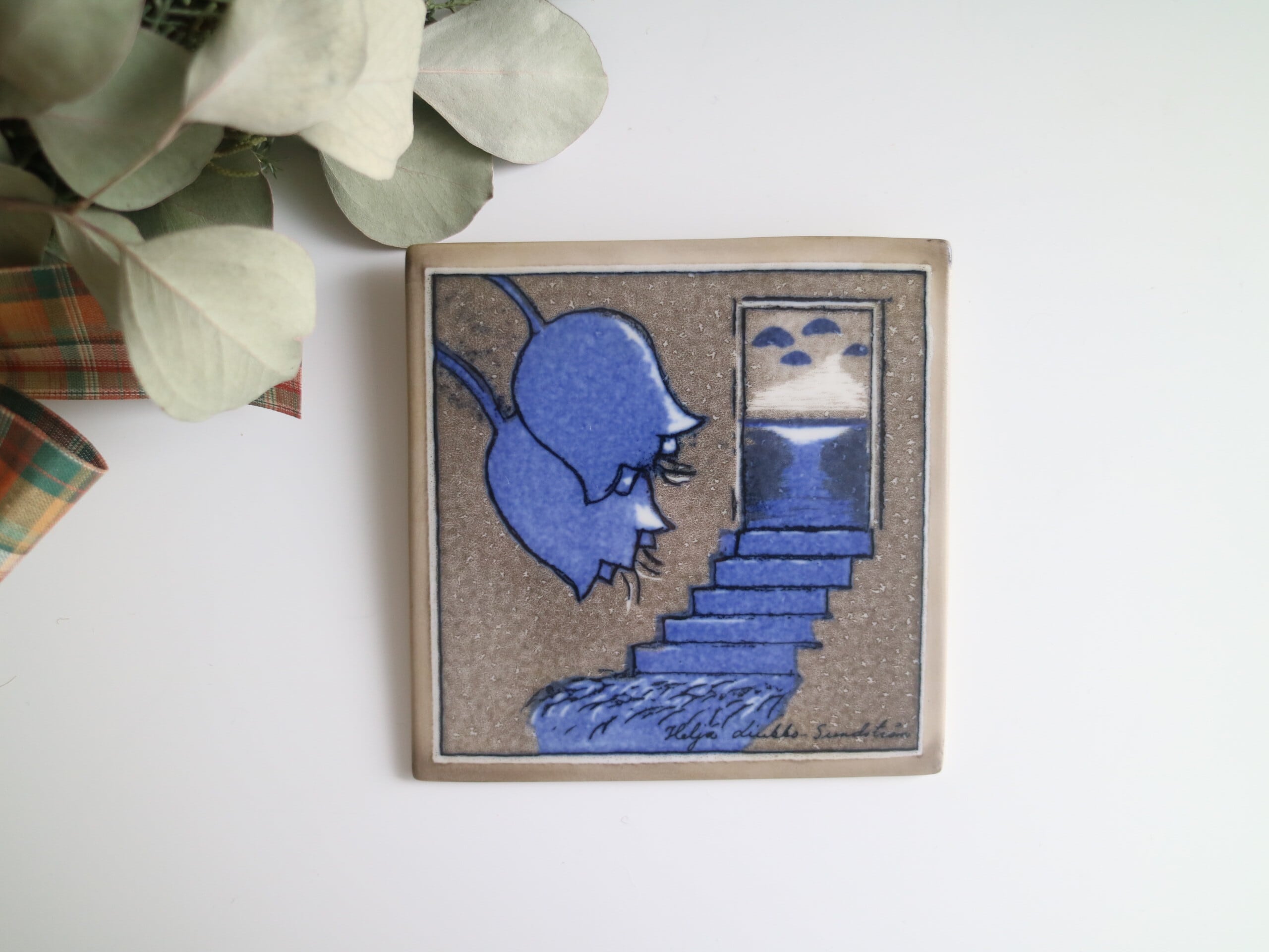 ARABIA / Helja ヘルヤ / TULEVAISUUS 陶板 No.6304