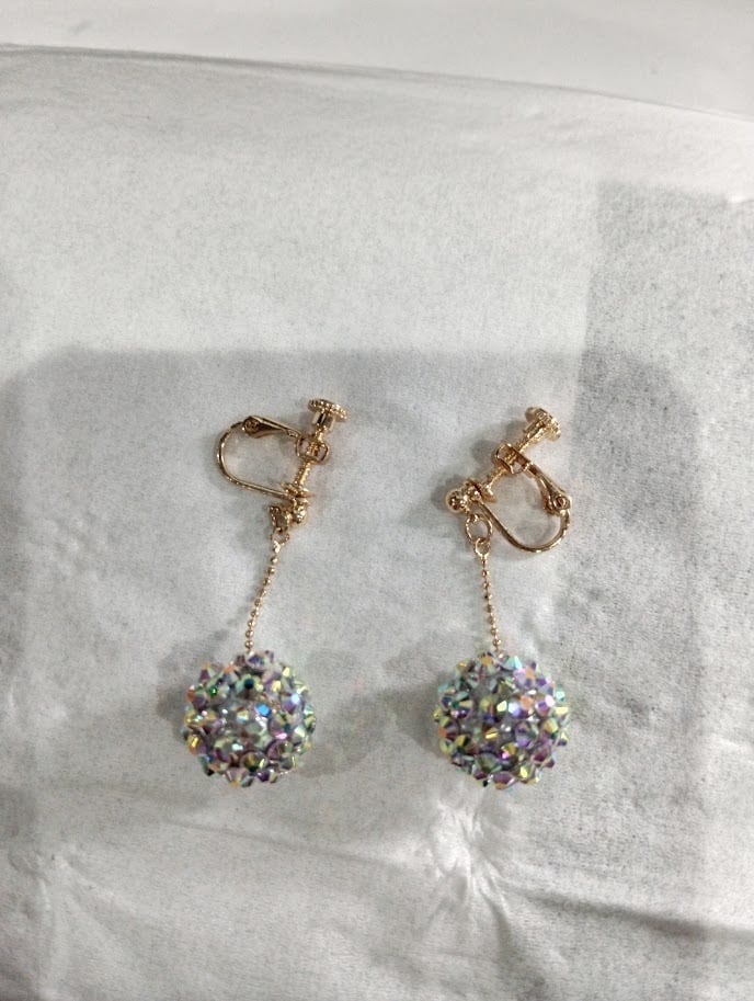 大振りサイズイヤリング２種類　社交ダンス☆ベリーダンス 社交ダンスイヤリング162ダンスアクセサリーベリーダンスブライダル