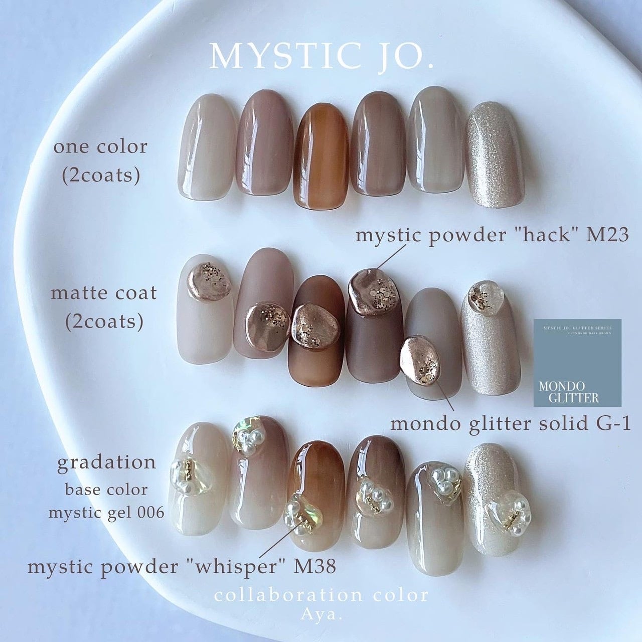 MYSTIC JO.】MYSTIC GEL 610 / ETOUPE | J.O.NAILS STORE