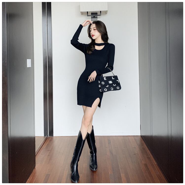 dress】人気アイテム ! レディースファッションセクシーニット