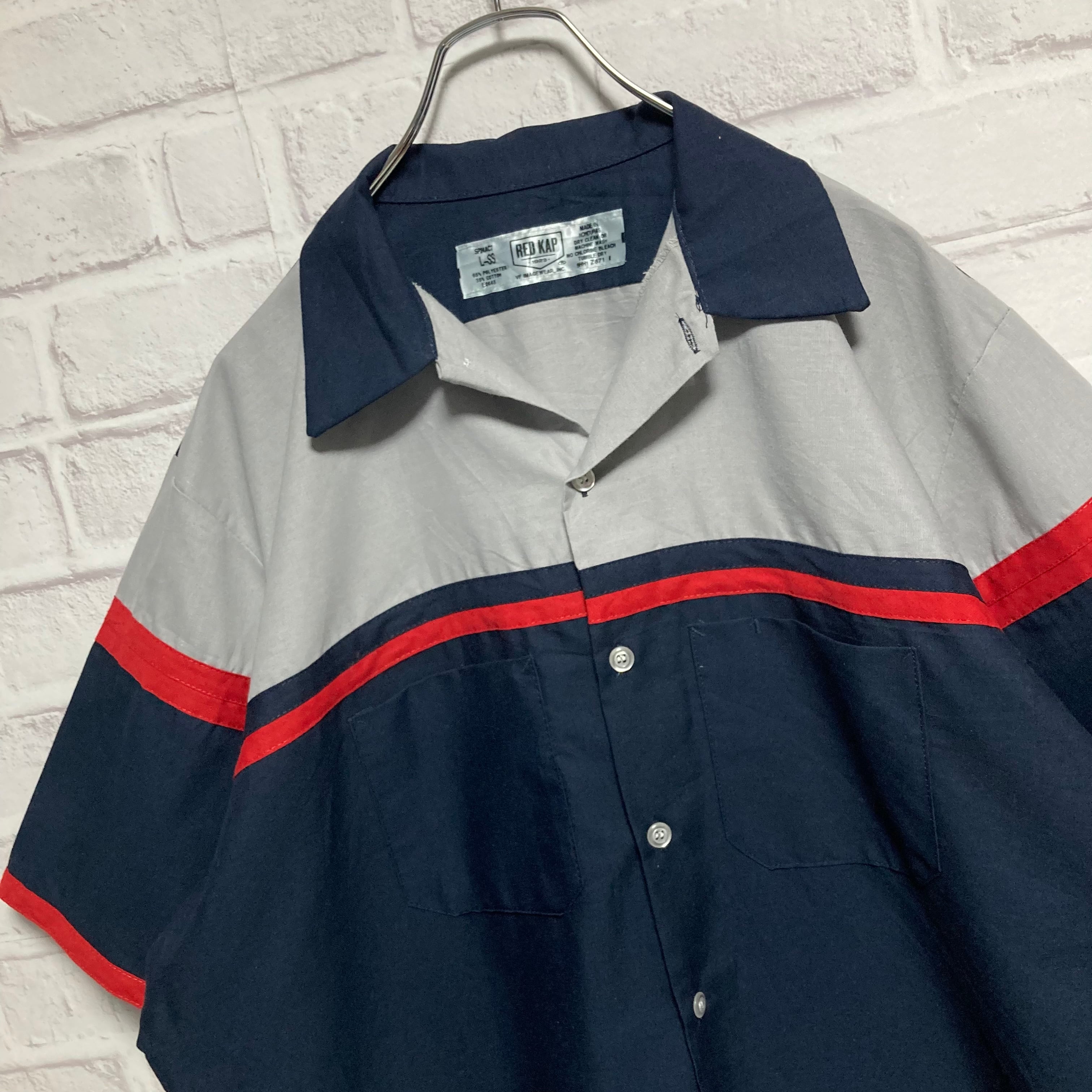 RED KAP】S/S Shirt L “WORK SHIRT” レッドキャップ 半袖 ワークシャツ