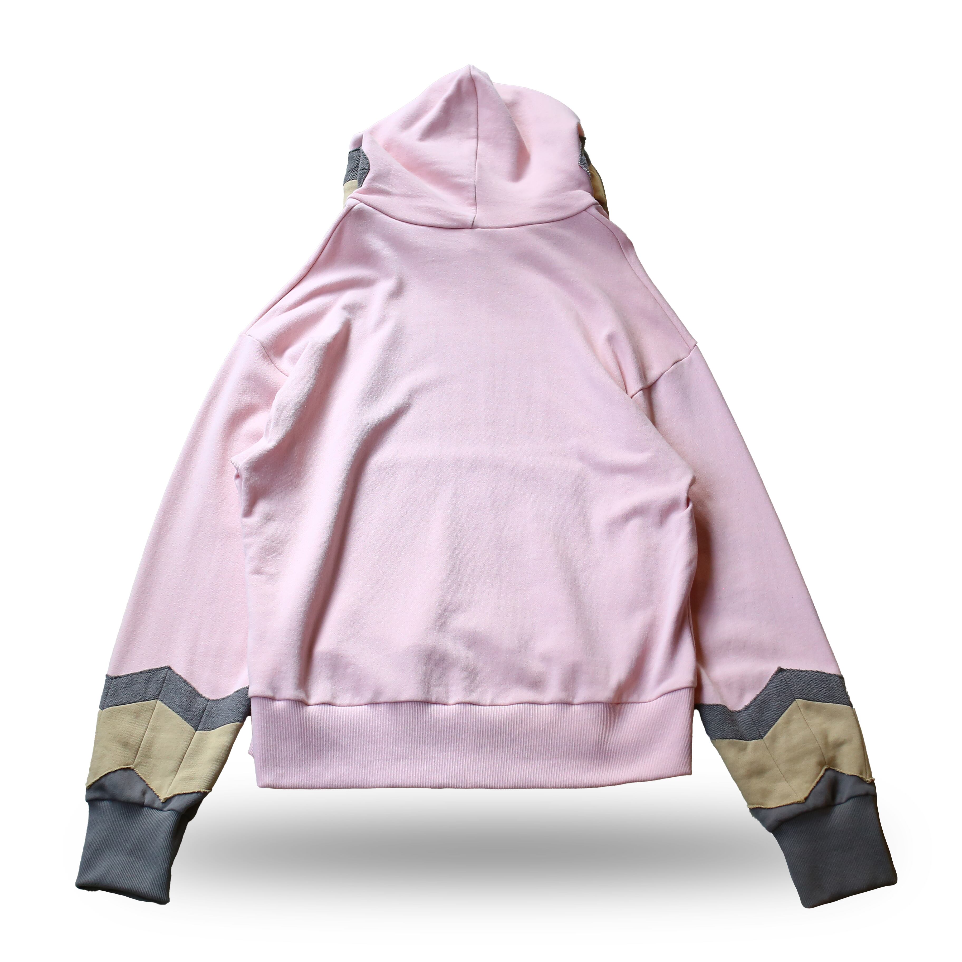 KEITA MARUYAMA】BLOCK PATCHWORK SWEAT HOODIE / ケイタ マルヤマ