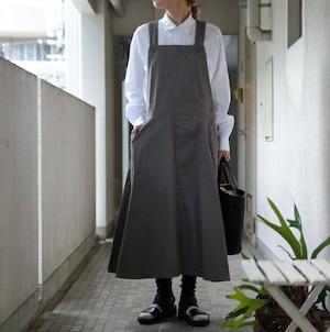 ts(s)ティーエスエスCotton High Density Stretch Cloth - Old Style Bib Overall Skirt-YT49AD04