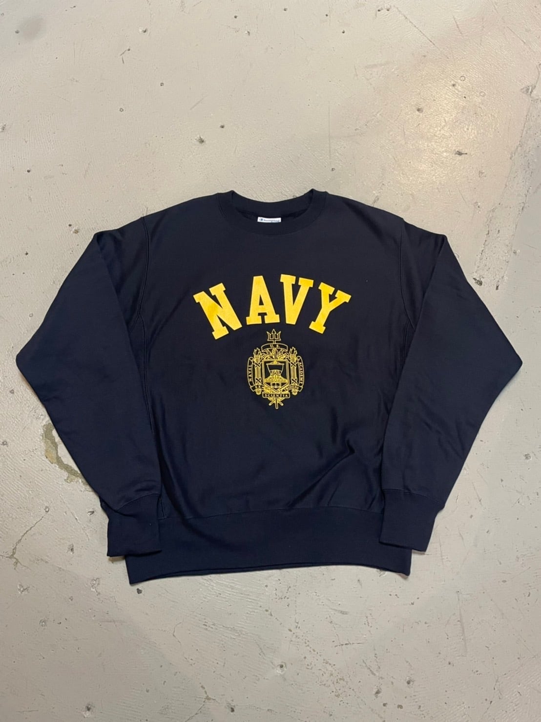 未使用品 NABSD US NAVY OFFICIAL CHAMPION REVERSE WEAVE | vintage  