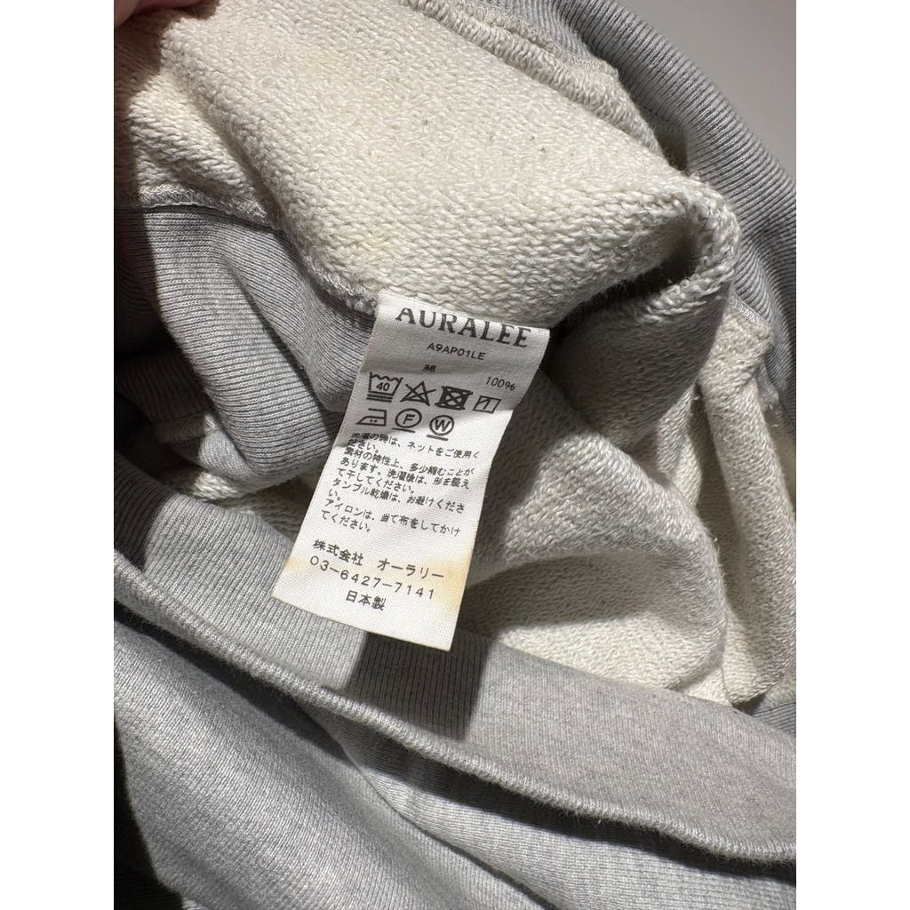 AURALEE オーラリー 19AW SUPERSOFT HEAVY SWEAT レショップ別注