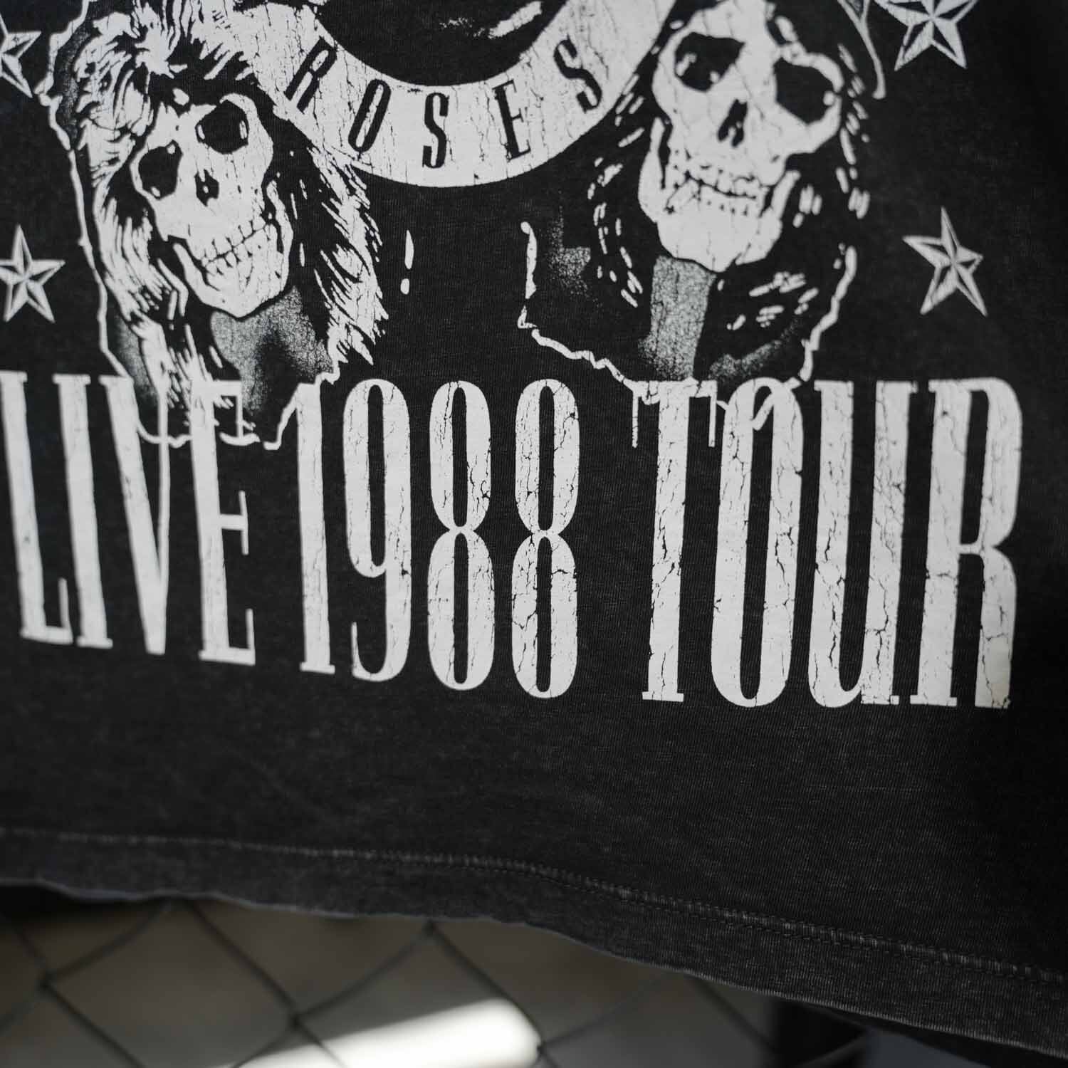 Guns N' Roses LIVE 1988 TOUR バンドTシャツ 2XL ブラック ガンズ