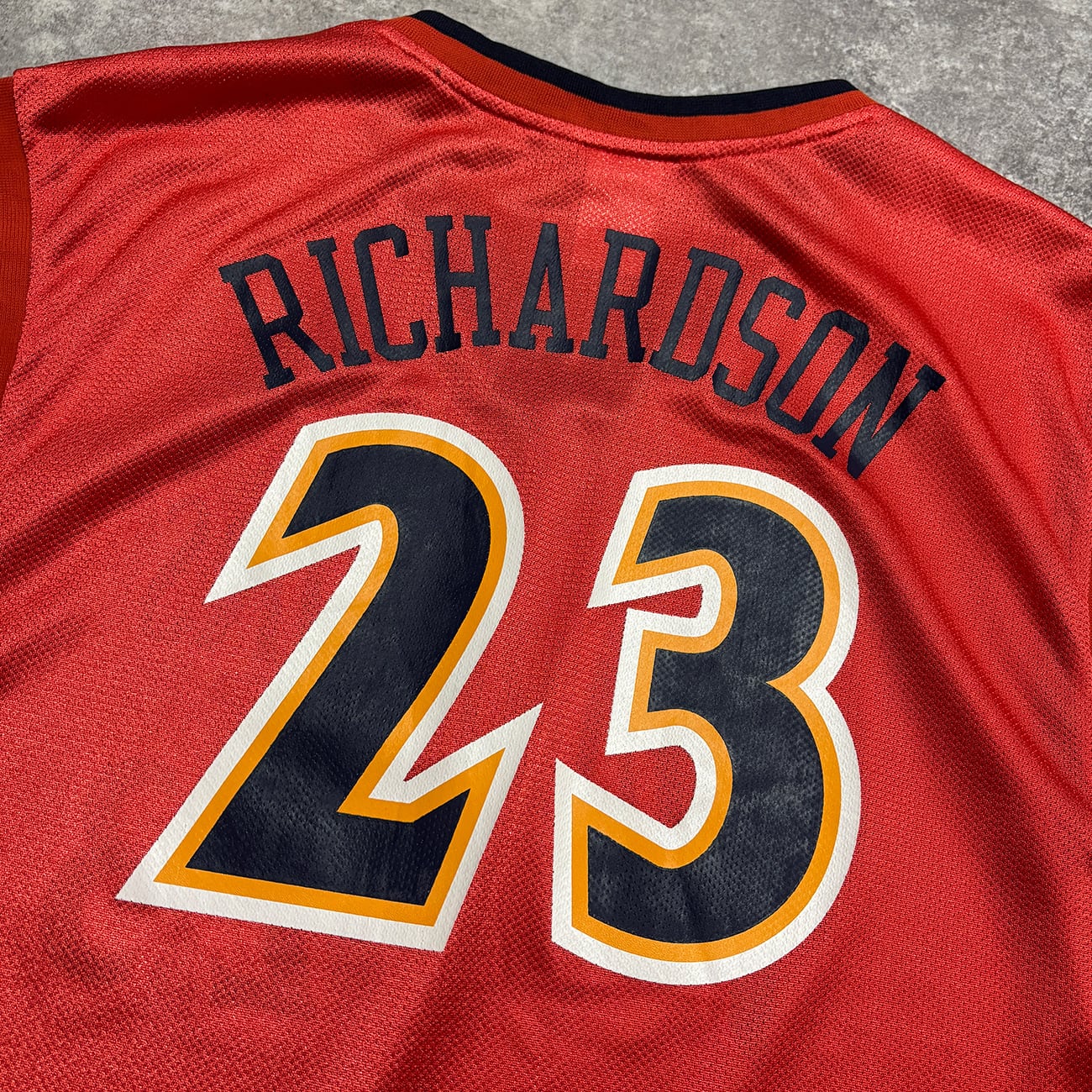 Jason Richardson 【Golden State Warriors】 Game Shirt. Reebok