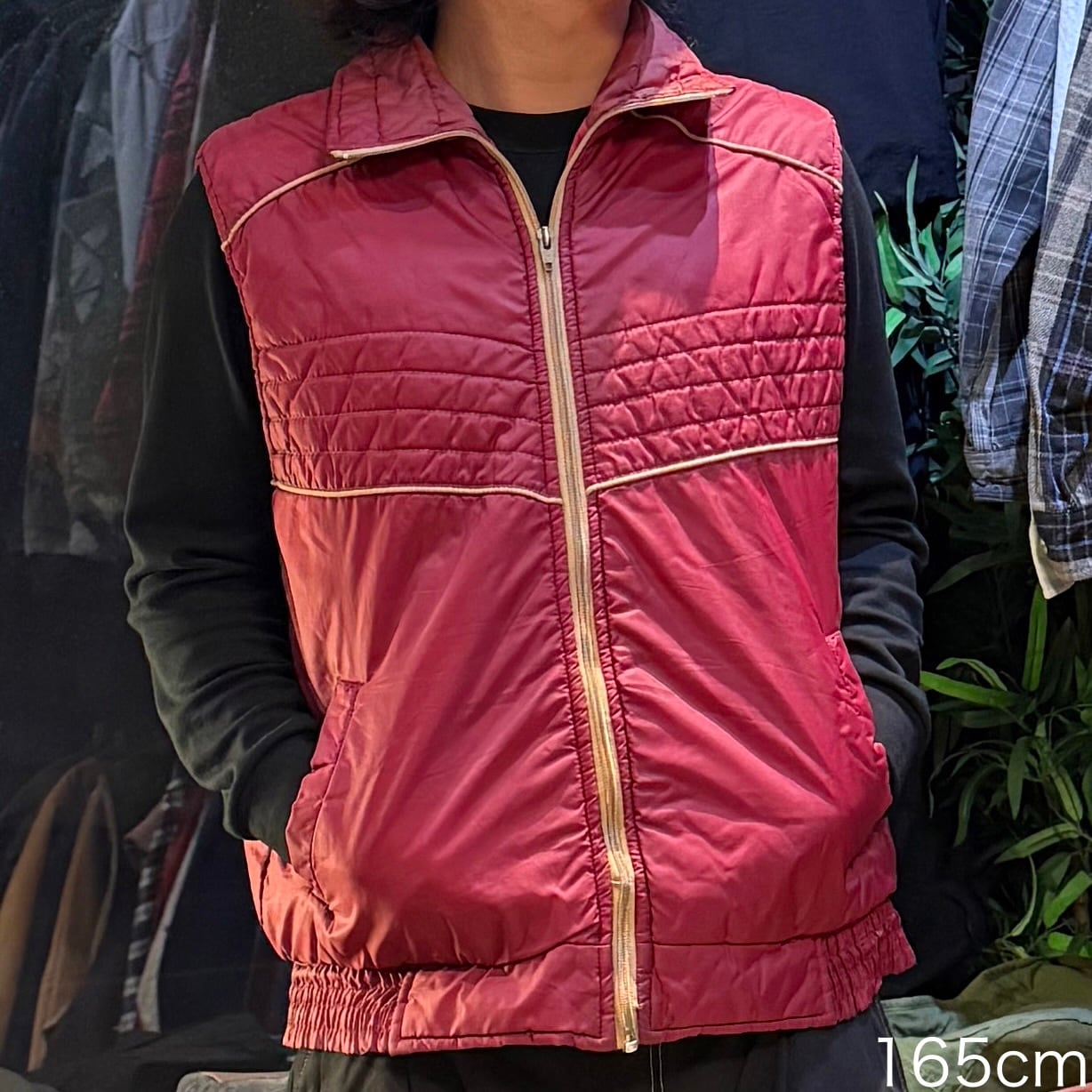 GENUINE LEATHER レザーベスト L | 古着屋OLDGREEN