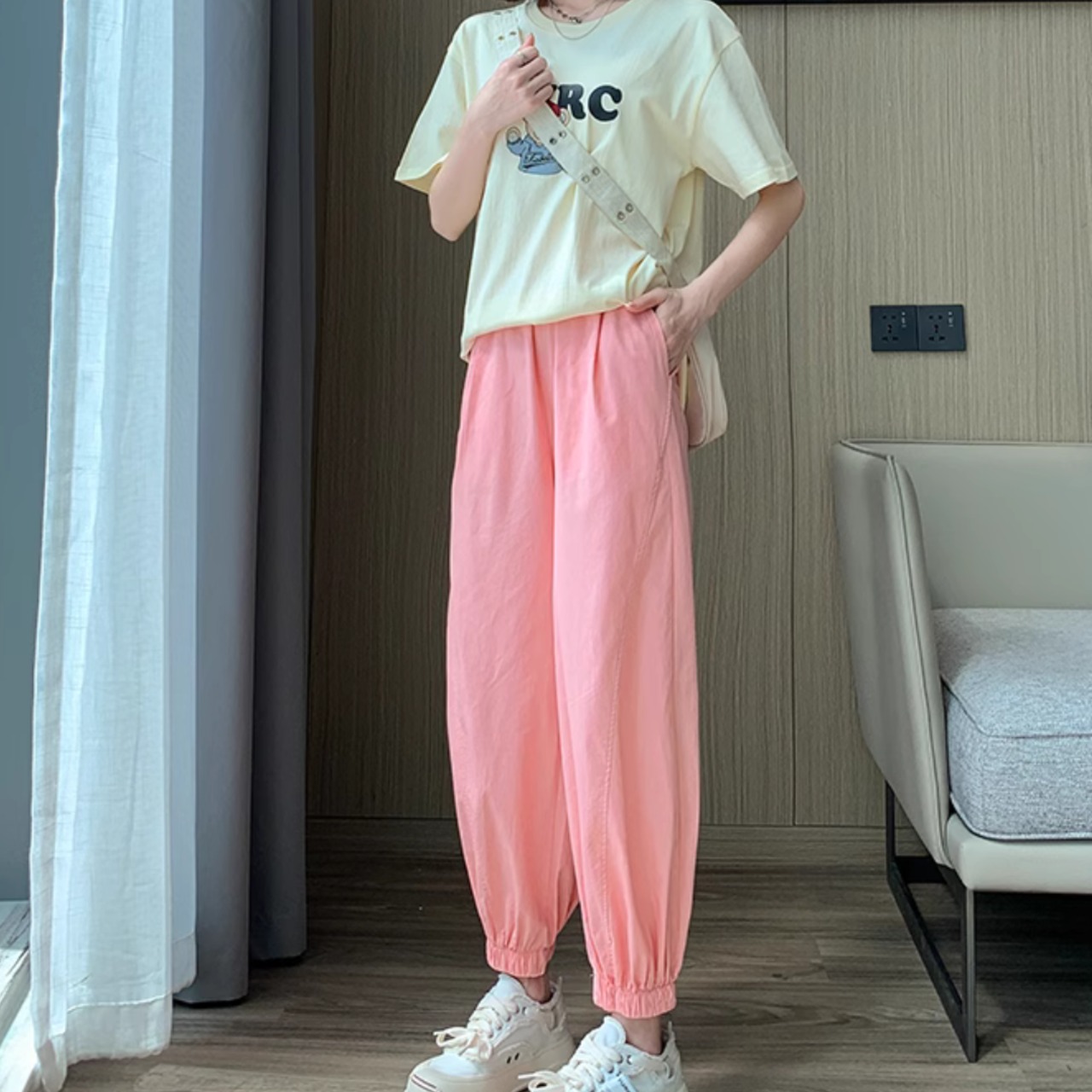 High Waist Slimming Casual Pants 5113