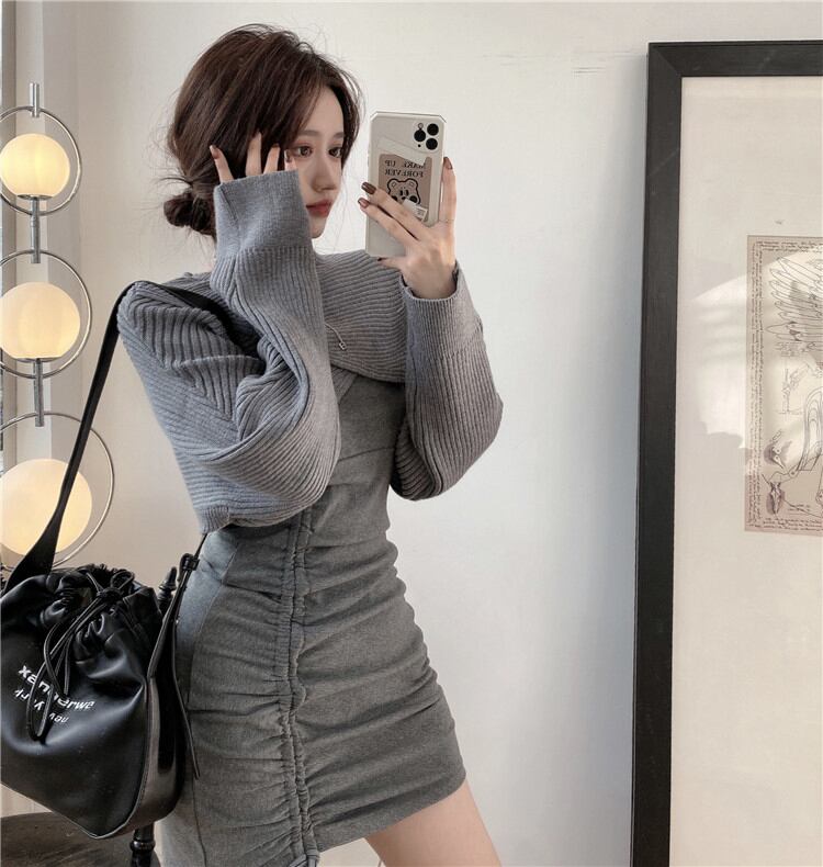 ドレス オータムウィンタースリムフィットショートスカート ウェスト 秋物 冬物 ブラックストロベリース20438192282