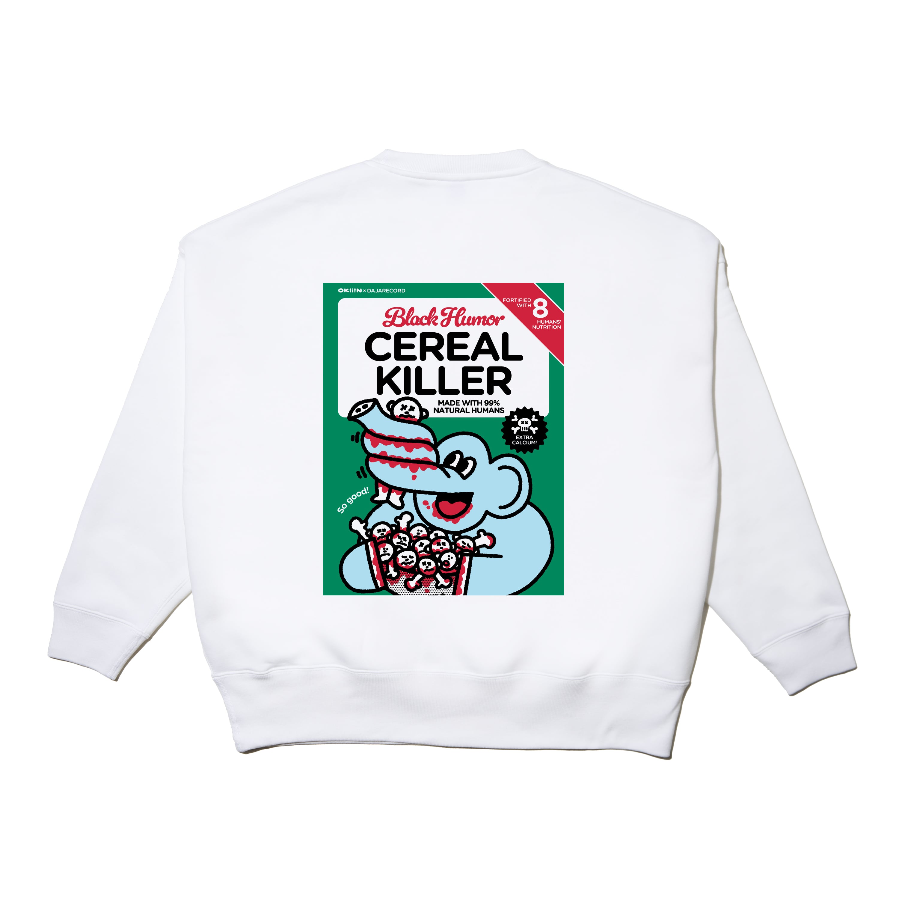 OK!i!N × DAJARECORD SWEAT "CEREAL KILLER ELEPHANT"