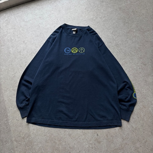 90s Ocean Pacific "ONE HUNDRED PERCENT" L/S T-shirt【仙台店】
