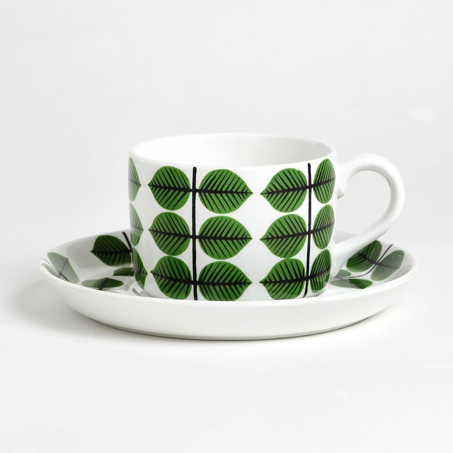 Gustavsberg グスタフスベリ Bersa ベルサ ティーカップ＆ソーサー - 56 北欧ヴィンテージ