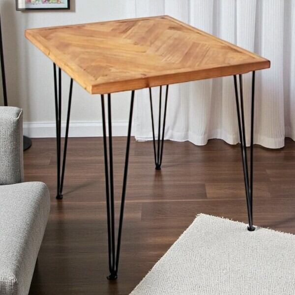 900mm×450mm】アカシア無垢集成材折りたたみローテーブル | Pay ID