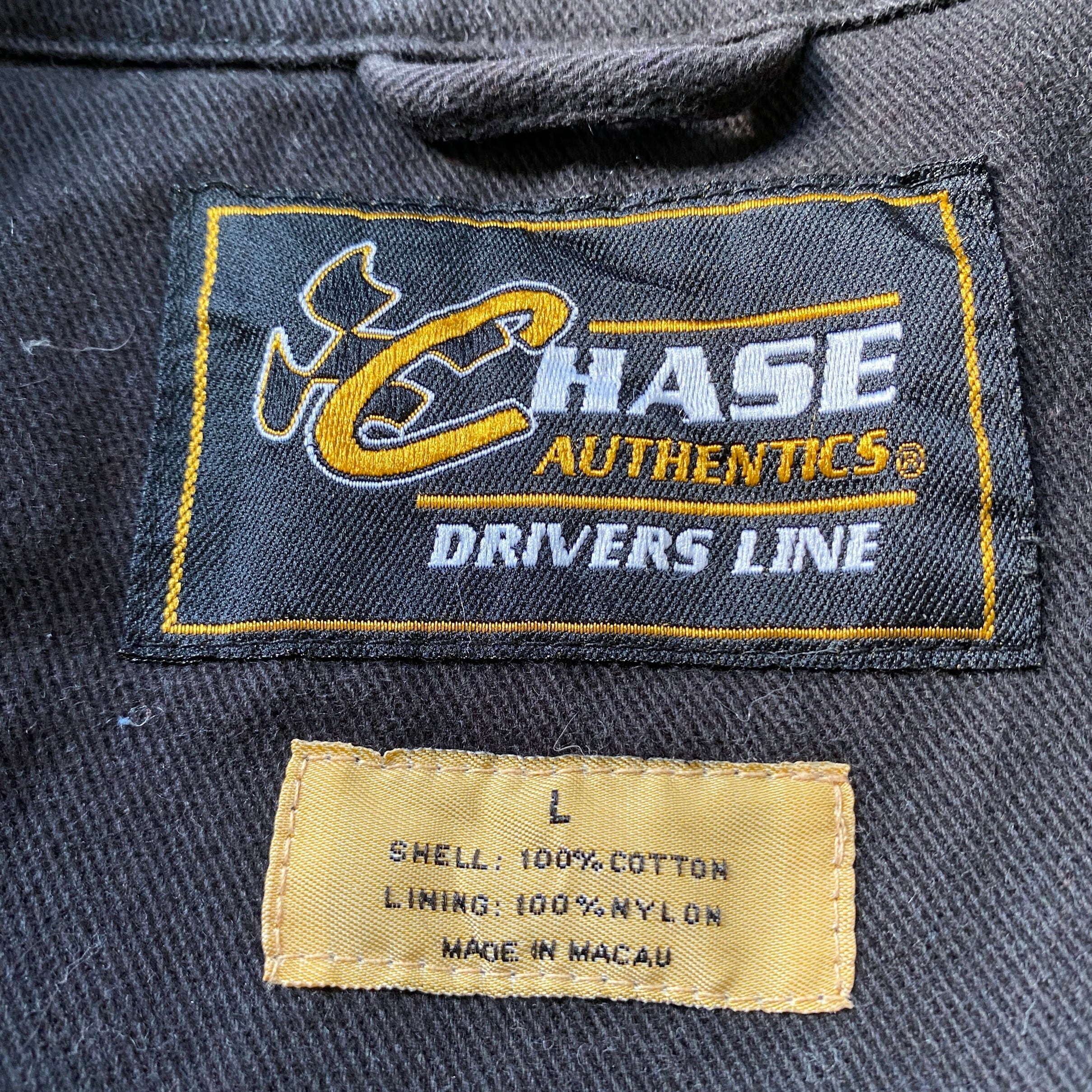 CHASE AUTHENTICS ワッペン 刺繍 レーシングジャケット メンズL XL相当