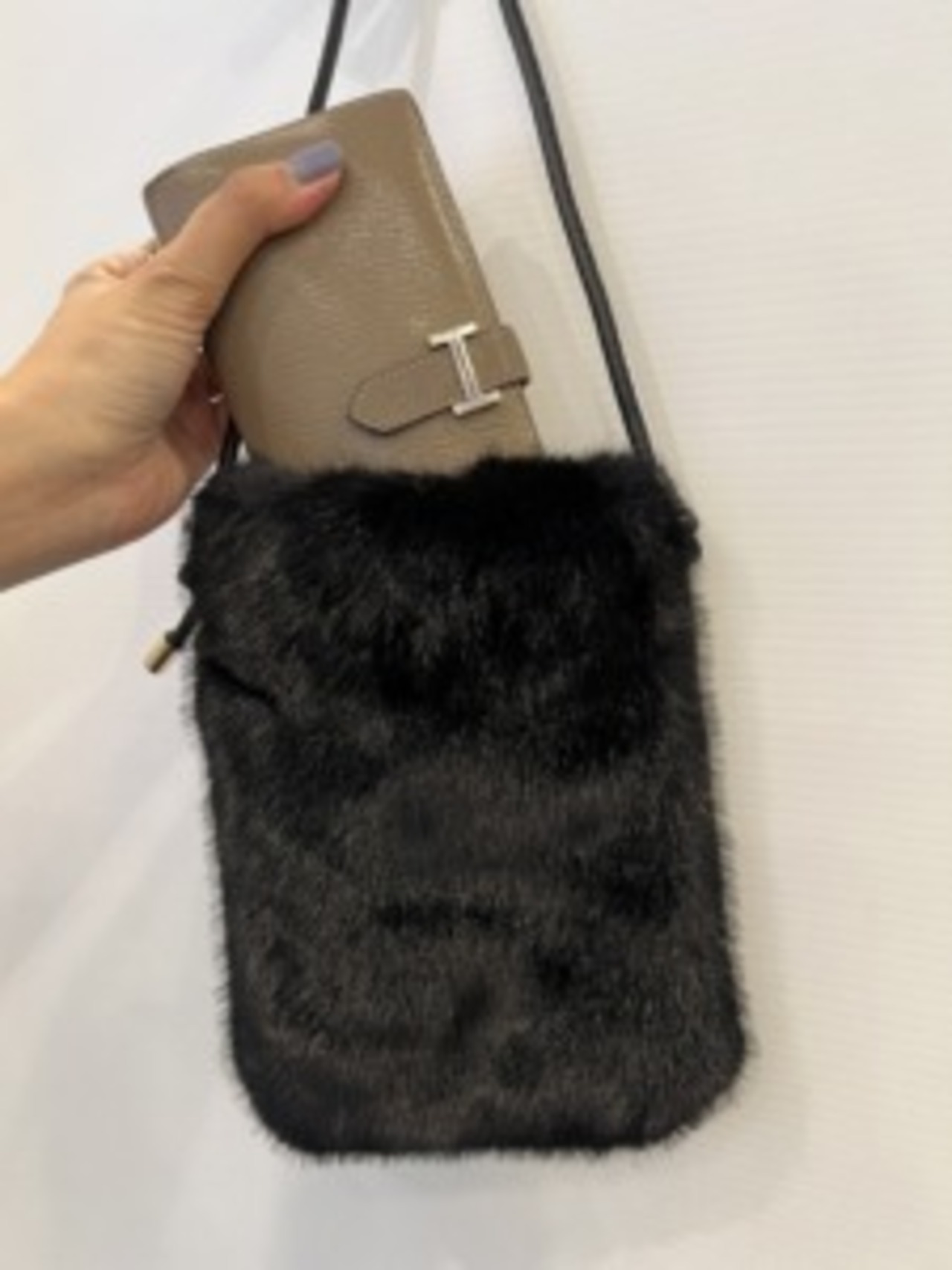 インポート（フェイクファーミニバック）