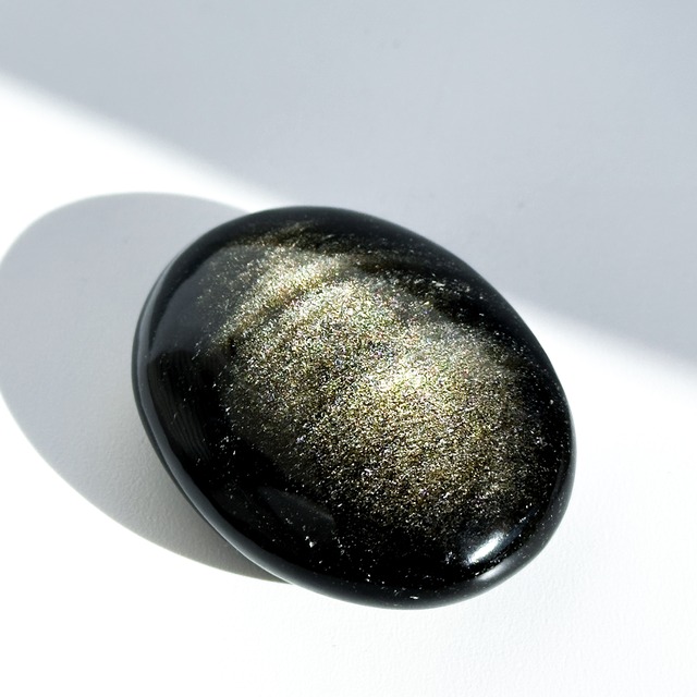 ゴールデンシーンオブシディアン パーム61◇Goldensheen obsidian◇天然石・鉱物・パワーストーン