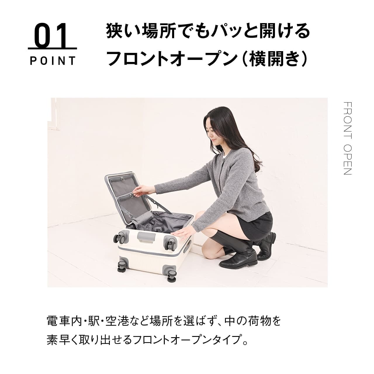 ooomさん専用 oltimo オルティモ スーツケース キャリーケース キャリーバッグ M
